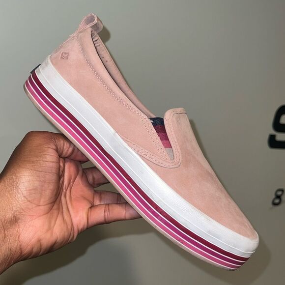 Sperry Creat Twin Gore Platform Rose Suede - Picture 7 of 8